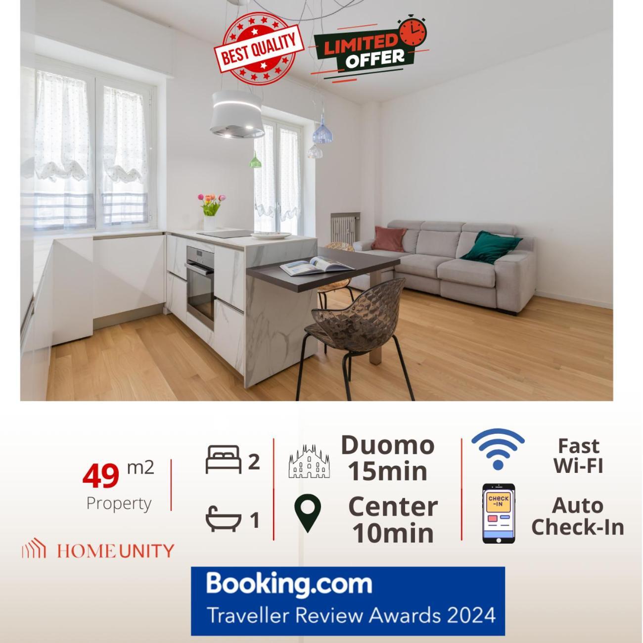 Design Premium Apartment In Center Milan - Homeunity Extérieur photo